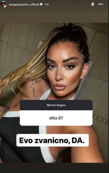 Ana Spasojević, rijaliti, Elita Zadruga